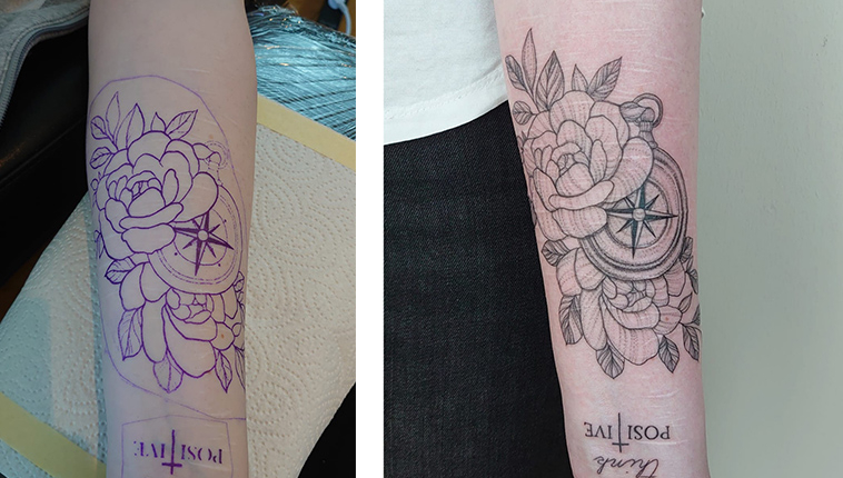 Für neuanfang tattoo Hayoz Nathalie:
